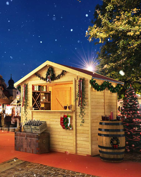 Verkaufshaus - Marktstand