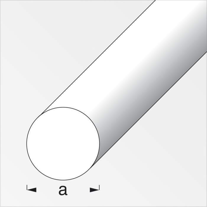Produktbild von Alberts Rundstange 4 Mm X 1000 Mm – Stahl, Gezogen – Vielseitig Einsetzbar Für Heimwerken & Basteln