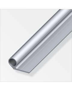 Alfer Tube rond 1 branche aluminium brut 1000 mm
