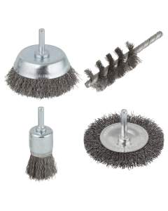 Wolfcraft Drahtbürste Set
