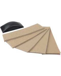 Wolfcraft Handschleifpapier Handschleifer-Set