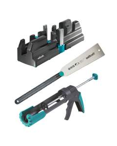 Wolfcraft Bodenverlege Zubehör Sockelleiste Montage Set