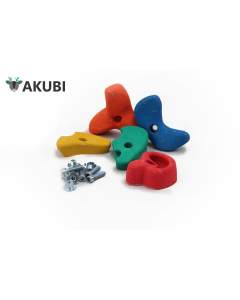 Akubi Klettergriff Kunststoff bunt