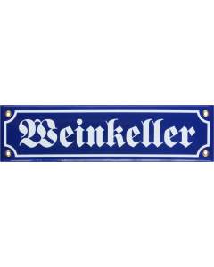 Münder Weinkeller 30 x 8 cm Emailschild