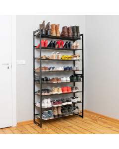 Tatkraft Schuhregal Giza Metall schwarz