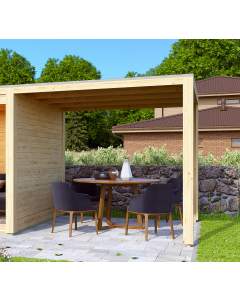 Karibu Toiture rapporté pour sauna de jardin Cuben/Hygge