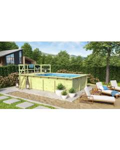 Karibu piscine rectangulaire modèle 2