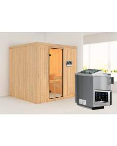 Woodfeeling Systemsauna Tromsö vormontierte Elemente 68 mm