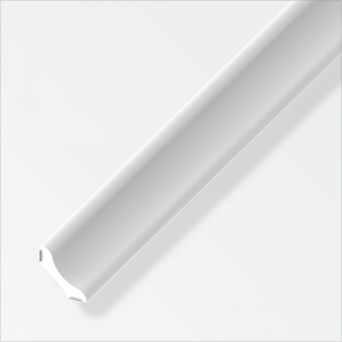 Baguette d'angle PVC blanc - Réflex Boutique