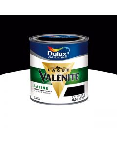 Dulux-Valentine Laque Valénite Satin Ebenholz Ebenholz 0.5 l