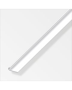 Alfer Profilé de protection des bords PVC 1000 mm blanc étincelant