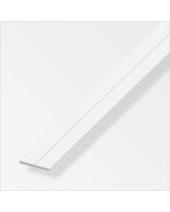 Alfer Barre plate PVC blanc