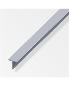 Alfer Profilé en T carré aluminium brut 1000 mm