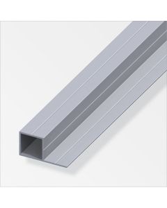 Alfer Tube carré 1 branche aluminium brut 1000 mm