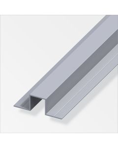 Alfer Quadrat-U 2 Schenkel 180° Aluminum blank