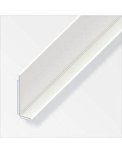 Alfer Weichsockelleiste PVC heissgeprägt Weiss 1000 mm 50x15 mm