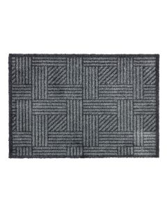 Astra Sauberlaufmatte Manhattan Streifengitter Grau / Anthrazit 50 x 70 cm