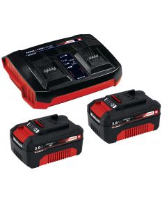Einhell PXC-Starter-Kit Twincharger 3000 mAh rot/schwarz