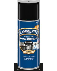Hammerite Metall-Schutzlack Spraydose Schwarz Glänzend 400 ml
