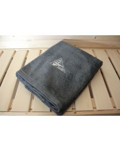 Karibu Set de serviettes pour sauna Éponge en rouleau Gris