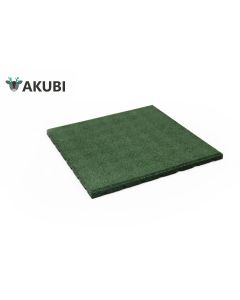 Akubi Fallschutzmatten Verbundenes Gummigranulat grün