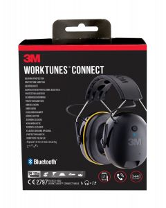 3M Gehörschutz Peltor WorkTunes Connect mit Bluetooth Schwarz 1 Stk.