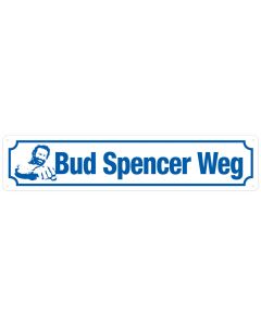 Puag Strassenschild Bud Spencer Weg Blech 46 x 10 cm