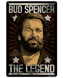 Puag Strassenschild Bud Spencer The Legend Blech 20 x 30 cm
