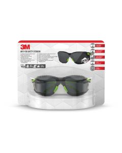 3M Schutzbrille Solus 1000S1GGC1 Bügel grün / schwarz, Glas dunkel