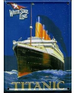 Puag Titanic 8 x 11 cm Miniaturschild inkl. Magnet