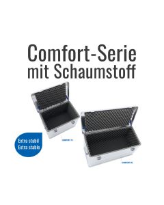 Alutec Aluminiumbox Comfort-Serie mit Schaumstoff