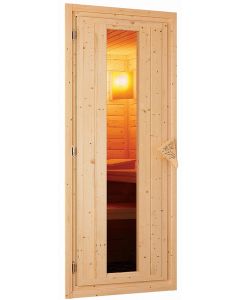 Karibu Porte du sauna Économie d'énergie Verre isolant à isolation thermique