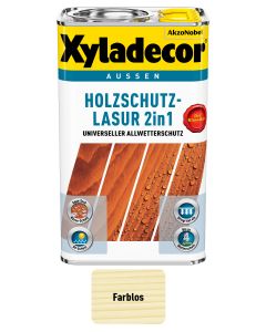 Xyladecor Holzschutz-Lasur 2 in 1 Farblos Matt